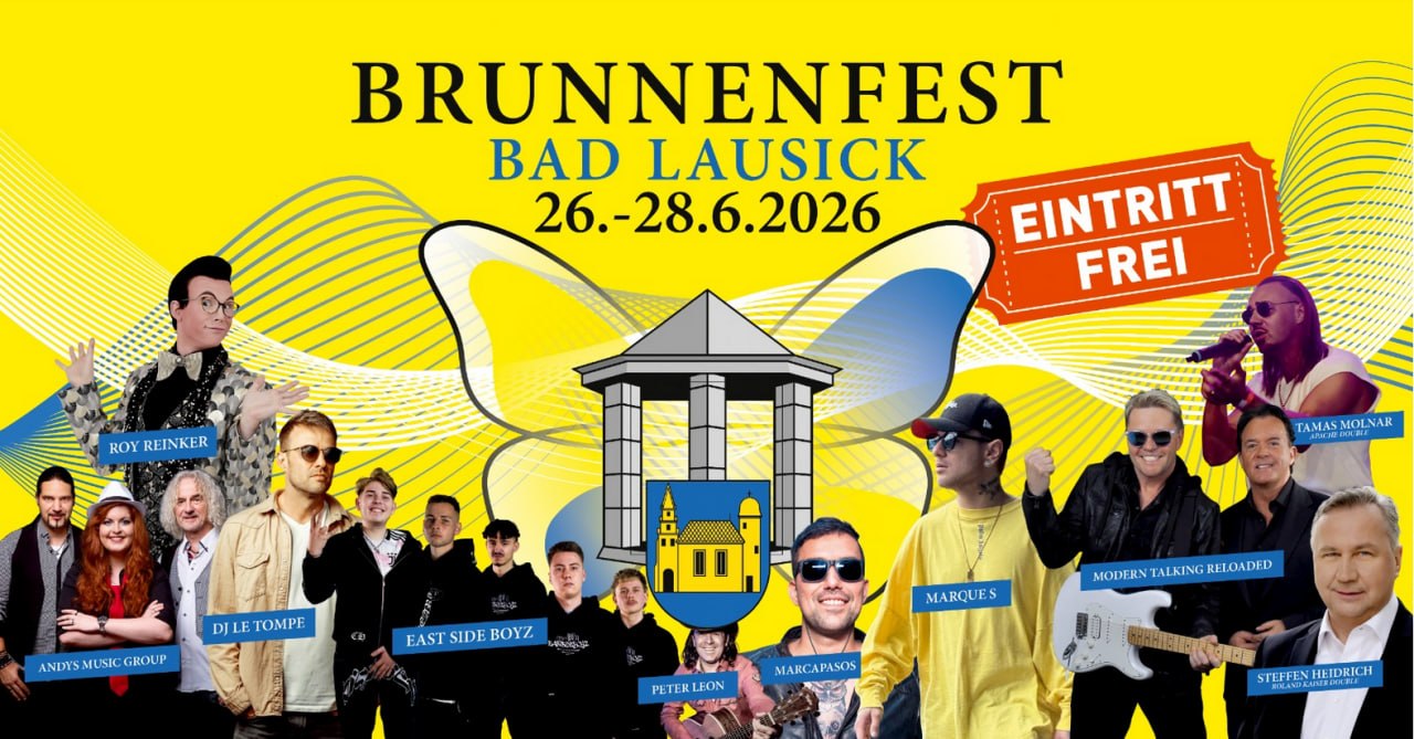 DIe Stadumusik auf dem Brunnenfest 2026